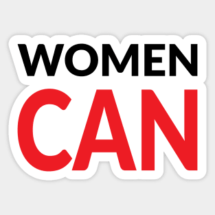 Women Can Sticker
